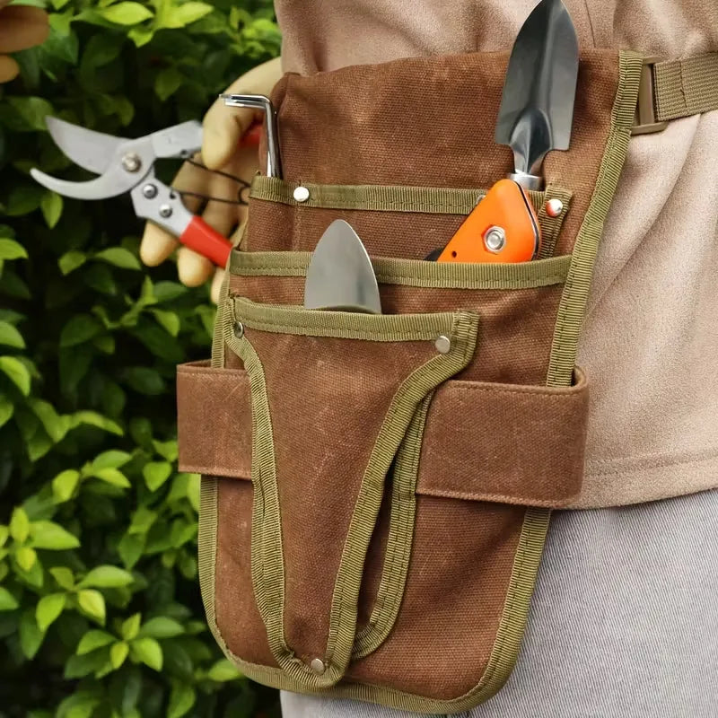 Waterproof Gardening Tool Waist Bag | Canvas Storage Bag