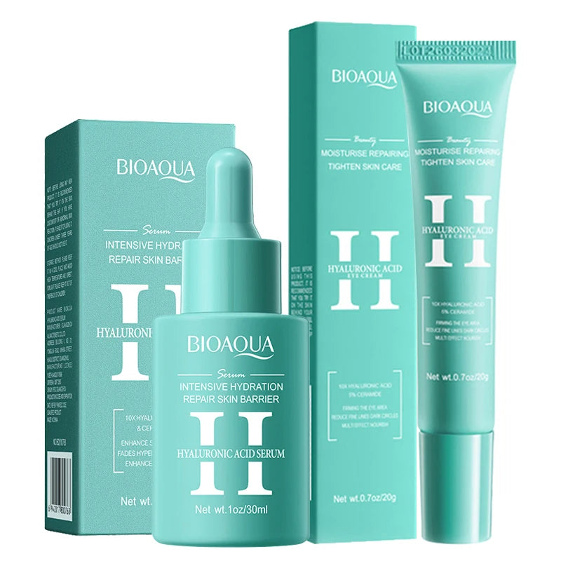 BIOAQUA Hyaluronic Acid Skin Care Kit – Serum & Eye Cream