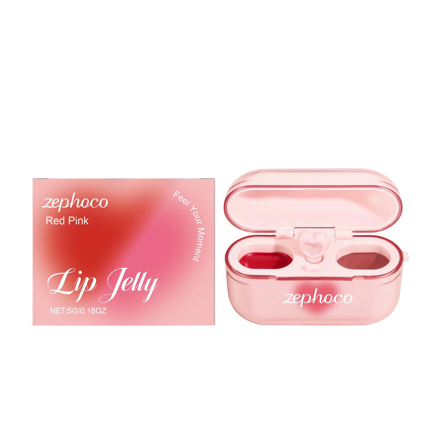 Two-Tone Jelly Lip Gloss – Shiny, Moisturizing & Long-Lasting