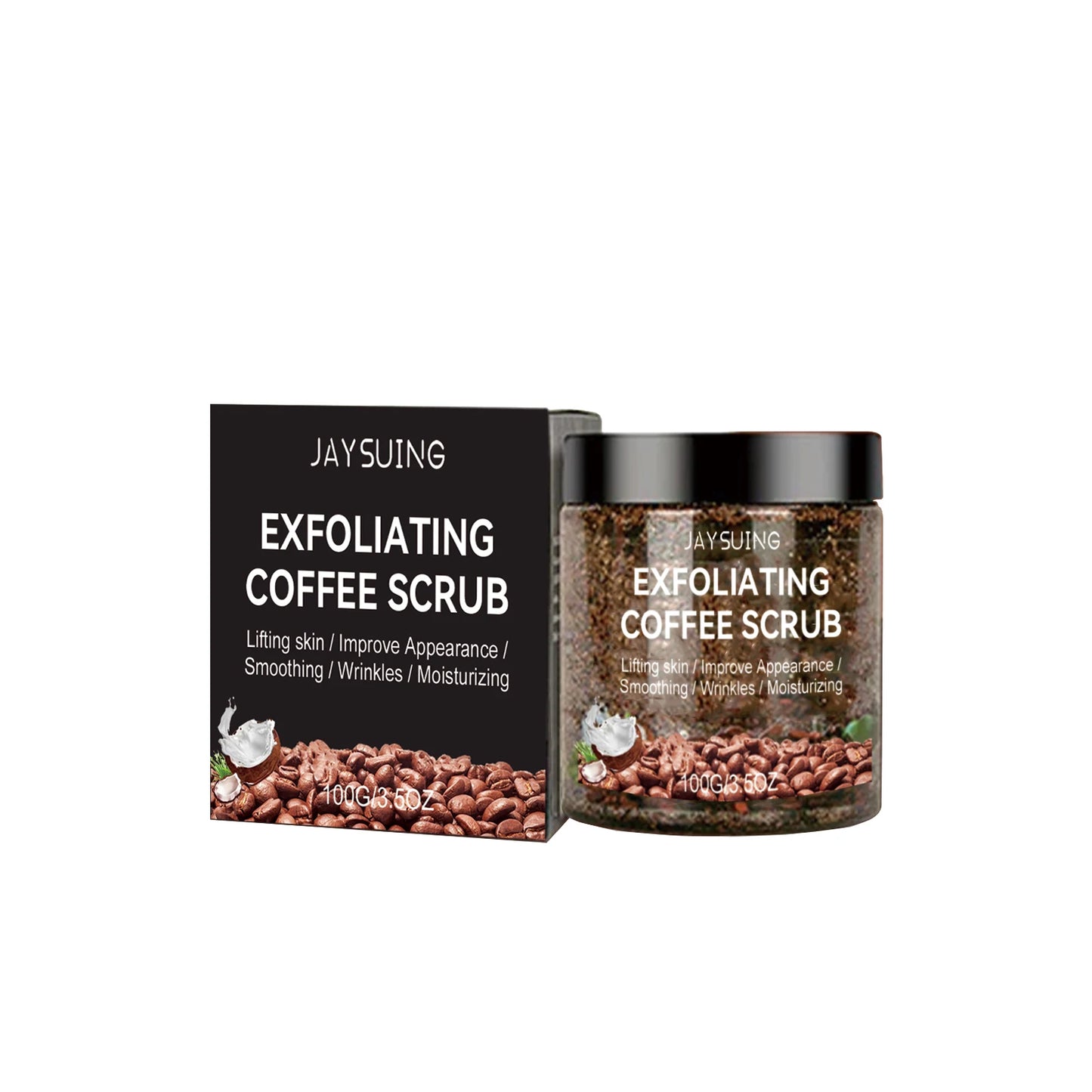 Coffee Scrub for Deep Cleaning & Moisturizing Pores Peaceful Pleasures Health and Wellness 100g 100g
