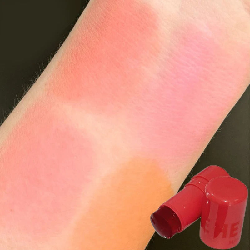 Strawberry Jelly Blush Stick – Dual-Use Lip & Cheek Matte Tint