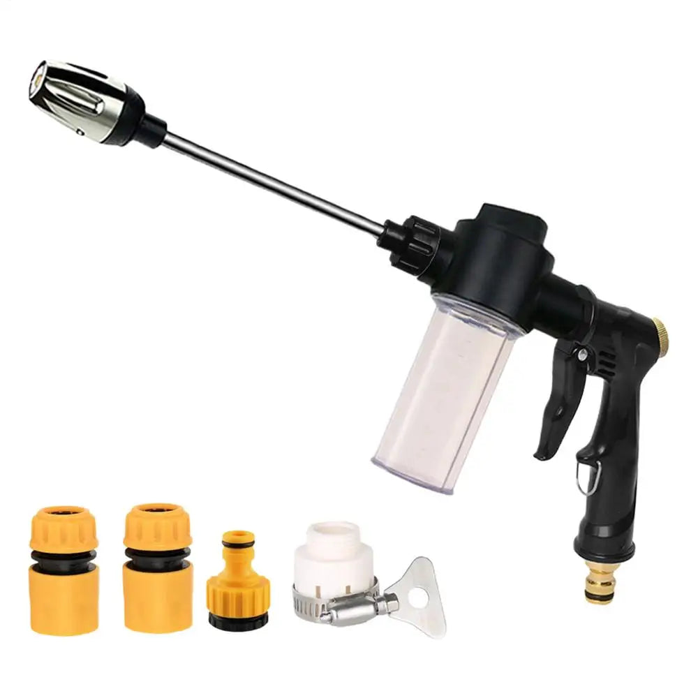 Cordless Power Washer Handheld Ergonomic Rust Resistant 360 Degree Adjustable Sprayer Hose Sprayer Nozzle for Car Yard Home Peaceful Pleasures Health and Wellness A