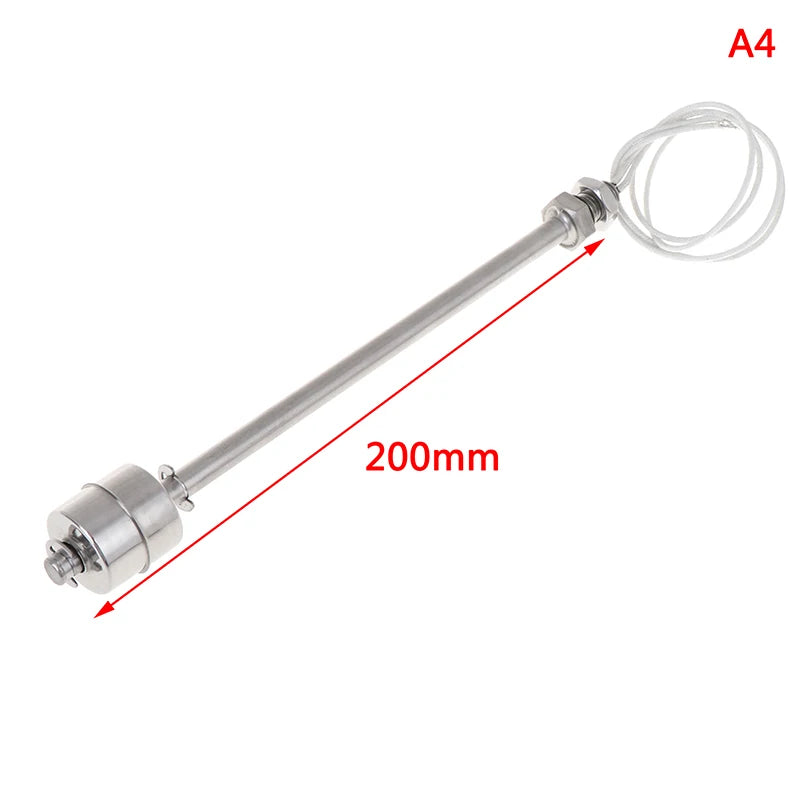 Stainless Steel Vertical Float Switch – Water Level Sensor Float Level Switch Peaceful Pleasures Health and Wellness 200mm