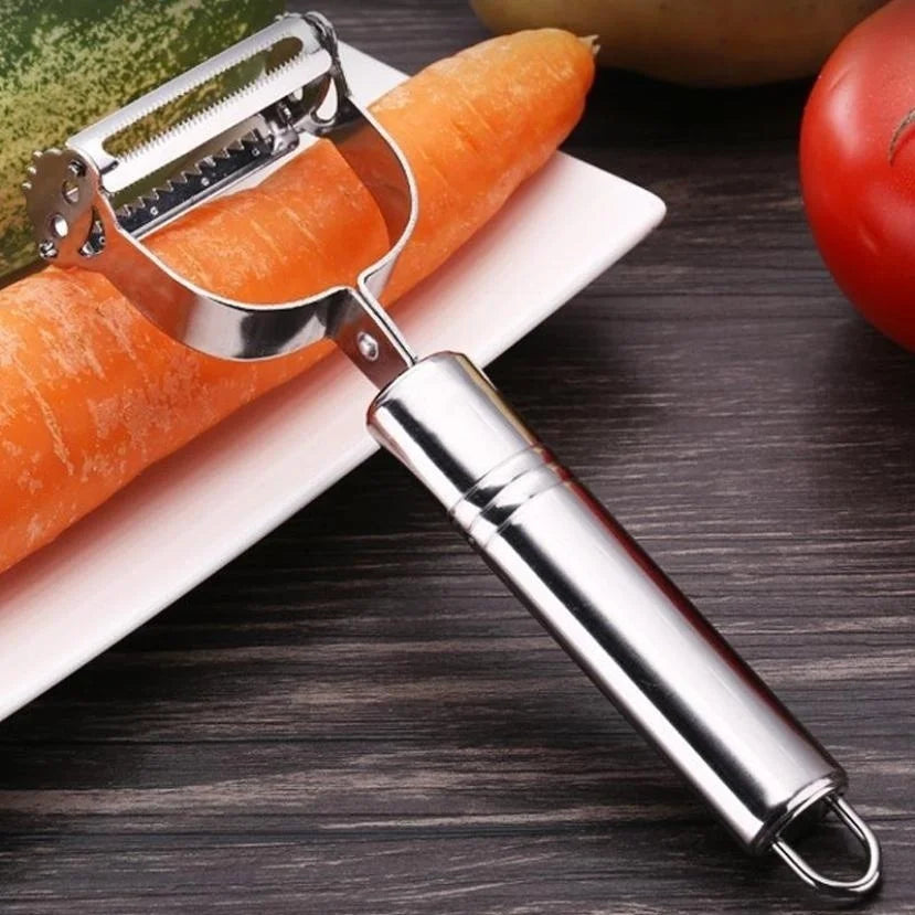 2pc high-quality stainless steel potato, cucumber, and carrot shredding tool, vegetable and fruit peeler, vegetable slicer Peaceful Pleasures Health and Wellness