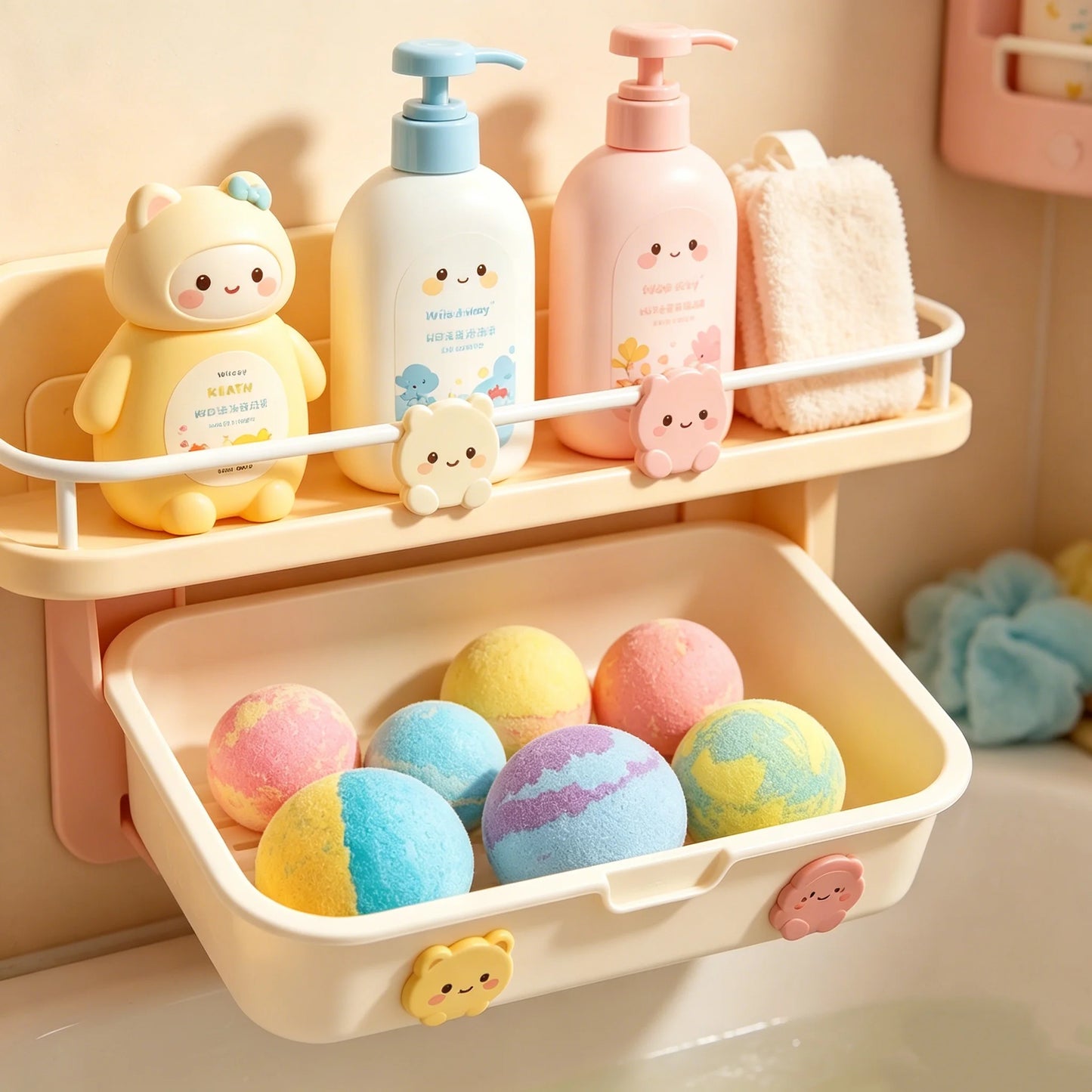 6-Piece Colorful Fizzy Bath Balls Gift Set – Kids & Adults