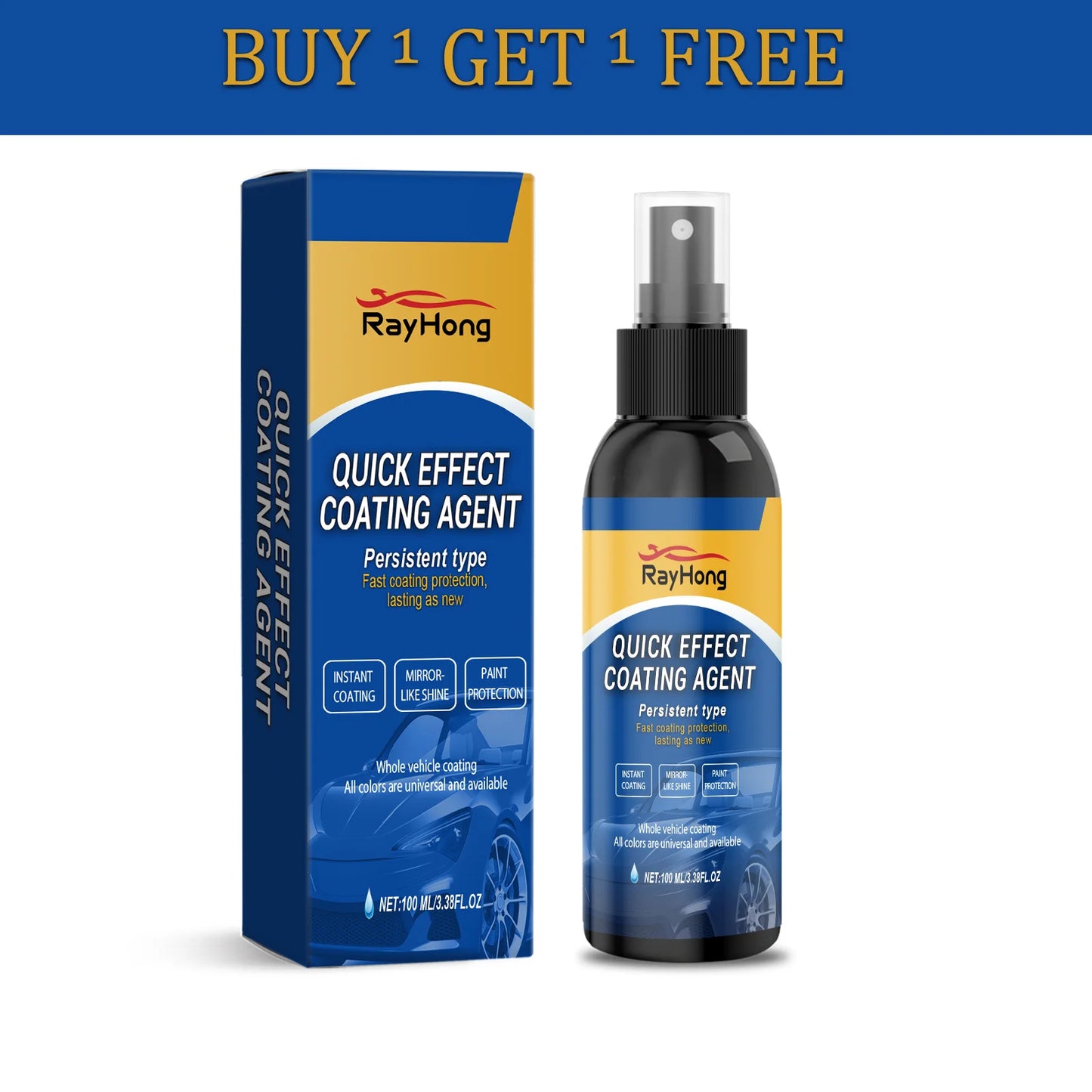Rayhong Car Coating Spray | Gloss, Antifouling Paint Protection