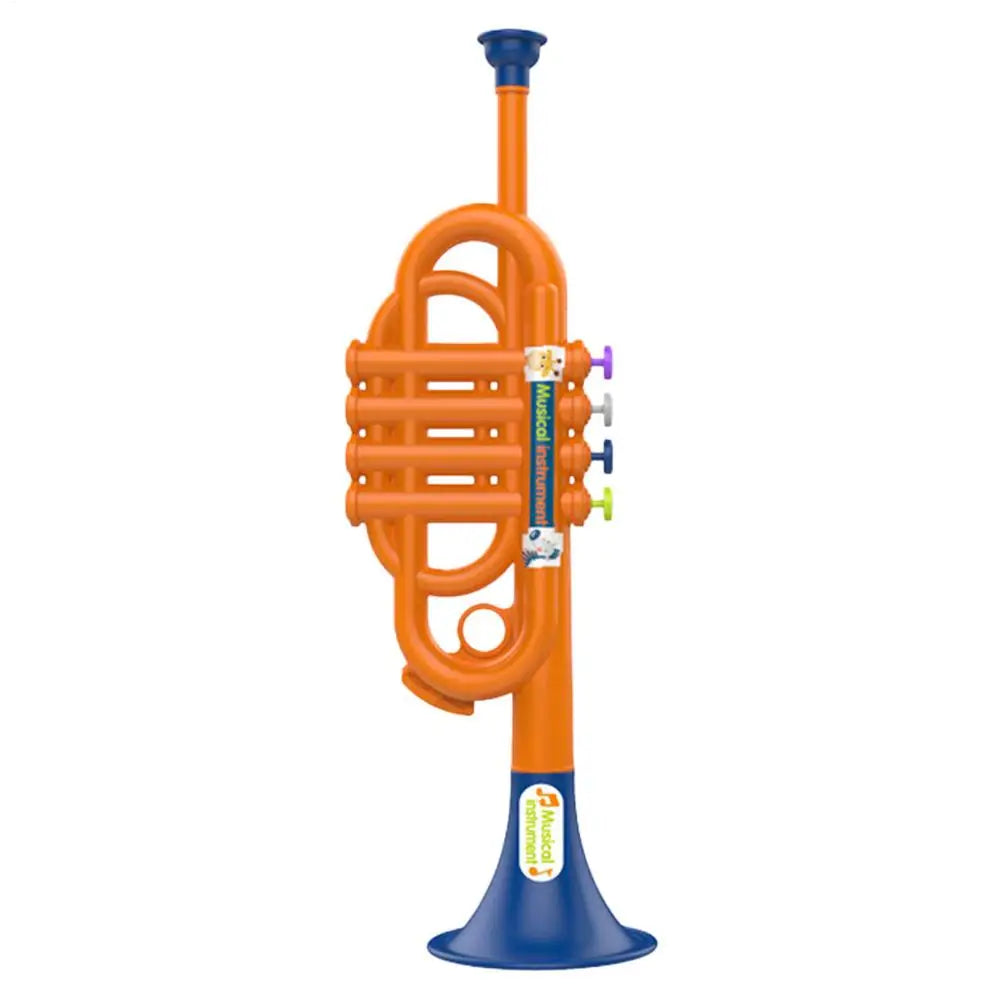 Toddler Trumpet Musical Toys For Kids Novelty Creative Children's Horn Toys For Birthday Events Music Class Graduation Party Peaceful Pleasures Health and Wellness Color random
