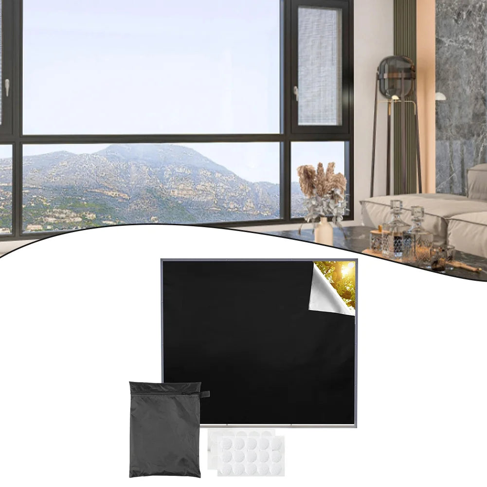 Magnetic Blackout Shade Windows Using 420D Fabric Designed Privacy