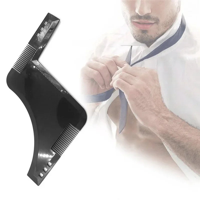 5pcs Beard Trimmer Template Stencil, Beard Shaping Comb Template, Men Salon Tools, Barber Accessories Peaceful Pleasures Health and Wellness