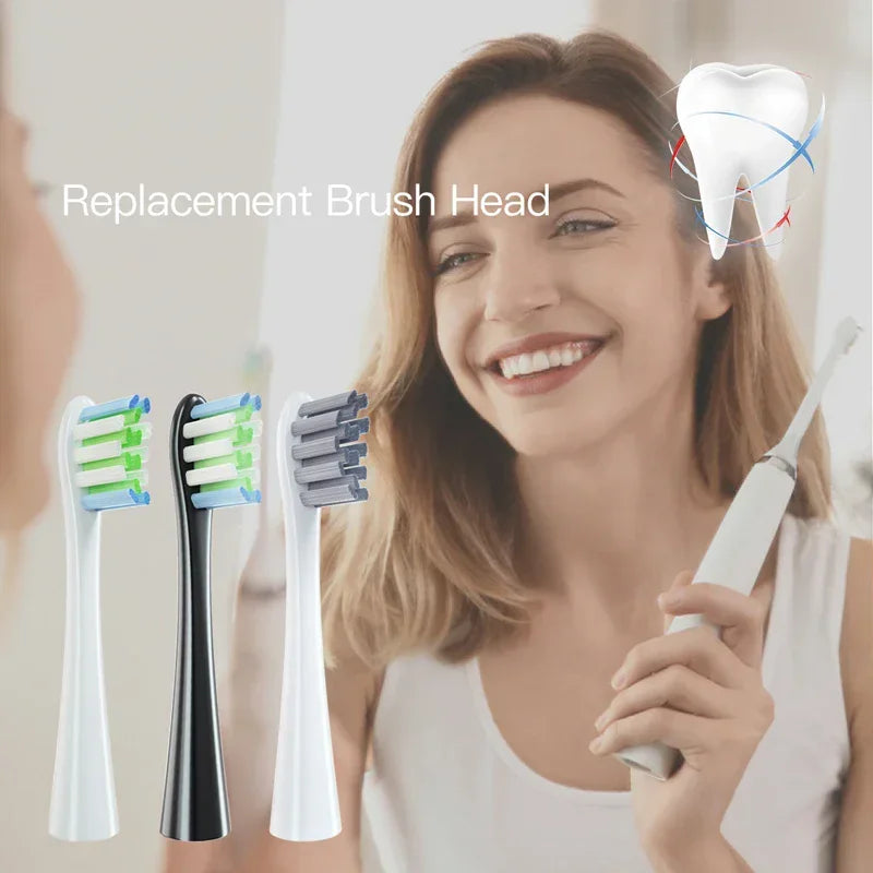 4-Pack Replacement Brush Heads for Oclean Sonic Toothbrush