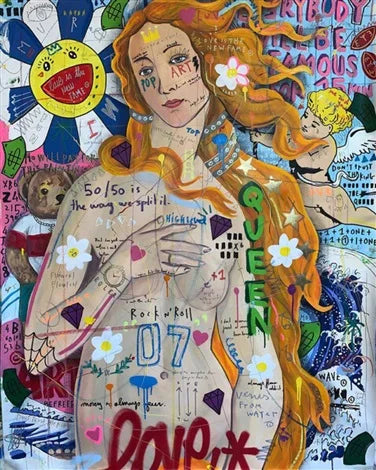 Abstract Graffiti Street Art Funny Famous Canvas Painting Posters and Print Wall Art Pictures For Living Room Home Decor Cuadros Peaceful Pleasures Health and Wellness A13 30X40CM