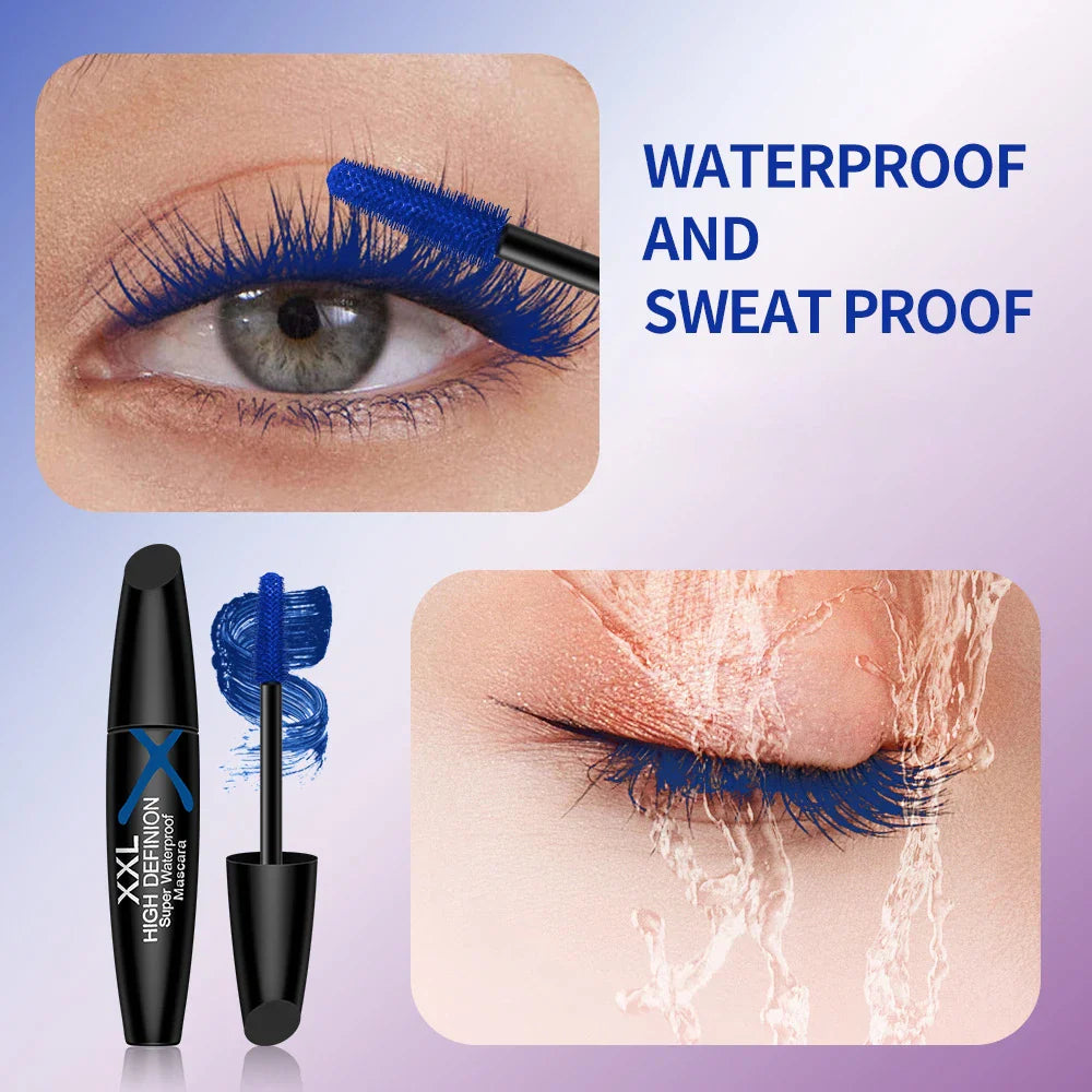 Multicolor Waterproof Eye Black Mascara – Sweatproof Party Makeup