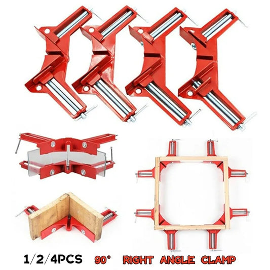 90° Right Angle Clamp Set for Woodworking & Picture Framing
