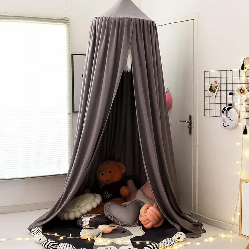Kids Dome Bed Canopy Castle Play Tent & Mosquito Net