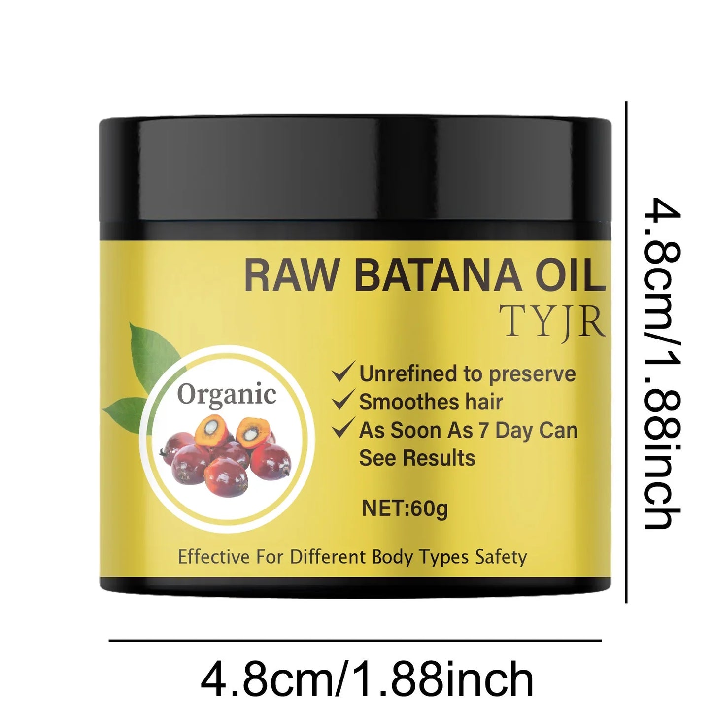 Raw Batana Oil Hair Mask – Frizz Control & Scalp Nourishing