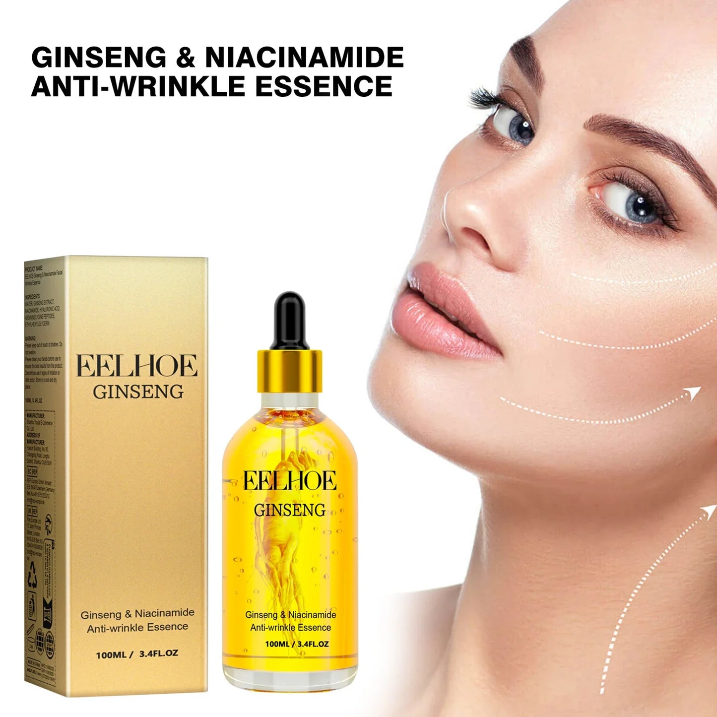 EELHOE Ginseng & Hyaluronic Acid Facial Serum 100ml