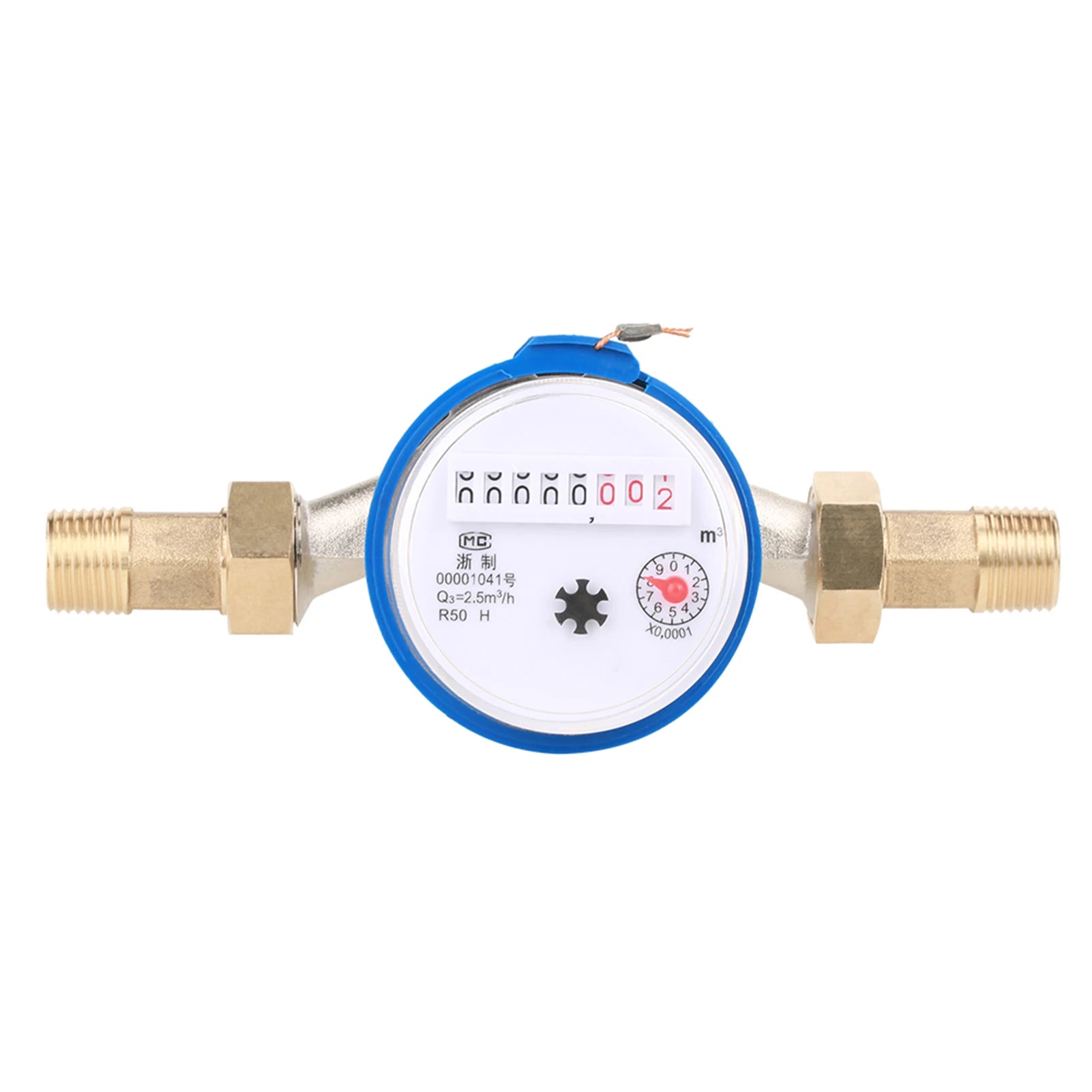 Cold Water Meter Highest Quality Materials Easy To Install Resistant To Corrosion Water Meter for Measuring Home Garden Water Peaceful Pleasures Health and Wellness
