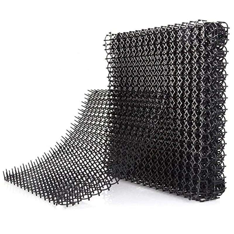 12x Garden Cat Scat Mat Anti Cat Dog Repellents Mat Deterrent Spike Mat Prickle Strip Dig Stop Outdoor Garden Supplies Peaceful Pleasures Health and Wellness black