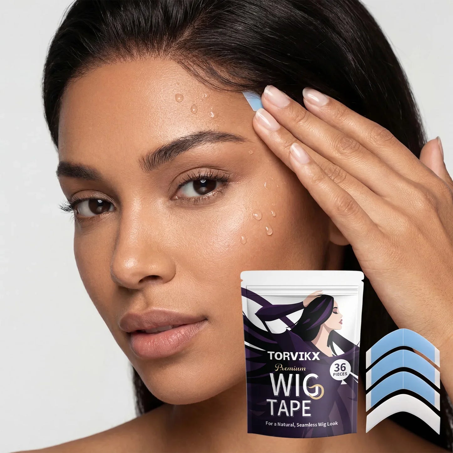 Invisible Strong Hold Wig Tape – 36 Pcs, No Residue
