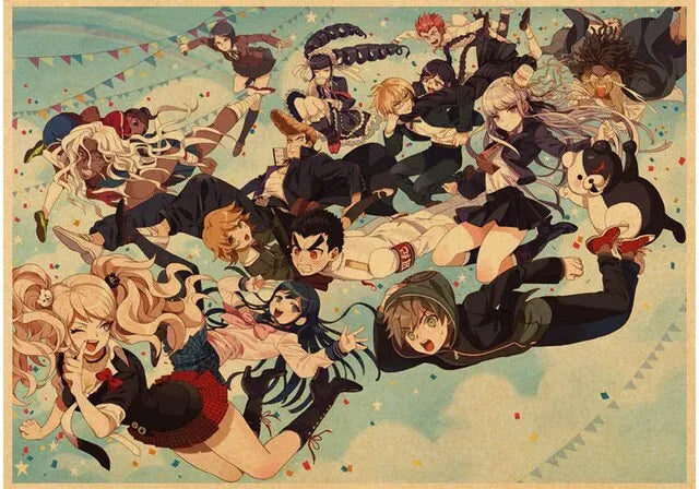 Kyouko Kirigiri Danganronpa Canvas Poster | Anime Wall Art