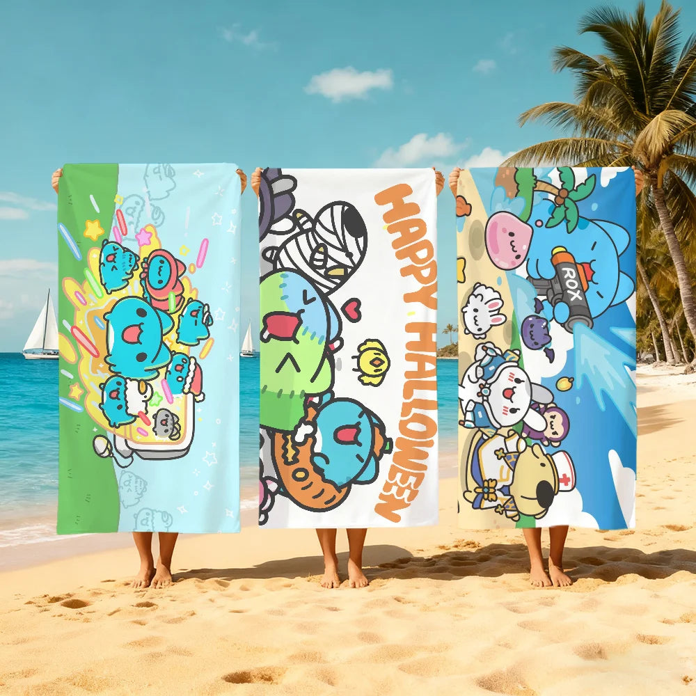 Bugcat Capoo Anime Beach Towel – Quick Dry, Soft, 11 Sizes Anime Beach Towel Peaceful Pleasures Health and Wellness