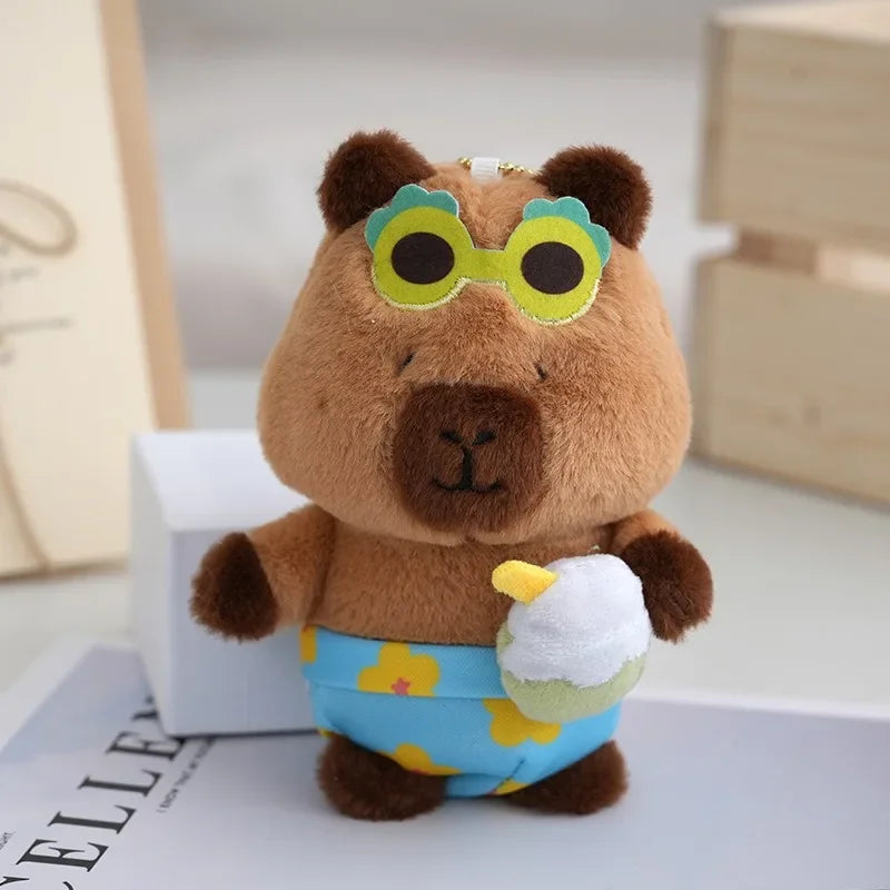 Cute Capybara Plush Keychain Bag Pendant & Car Charm Gift