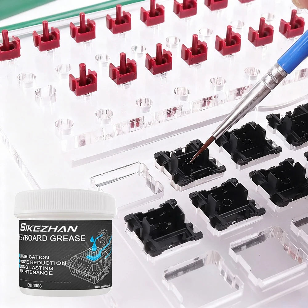 Mechanical Keyboard Switch Lube Grease Stabilizer Lubricant Oil for Custom DIY Keyboards Linear Tactile Switches Stabs Peaceful Pleasures Health and Wellness