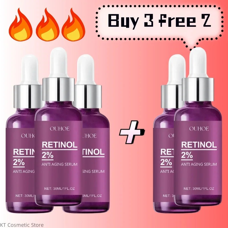 Facial Retinol Serum Whitening Moisturising Fade Fine Lines Anti Wrinkle Anti Ageing Rejuvenate Your Face Korean Cosmetics 30ml Peaceful Pleasures Health and Wellness Buy 3 free 2