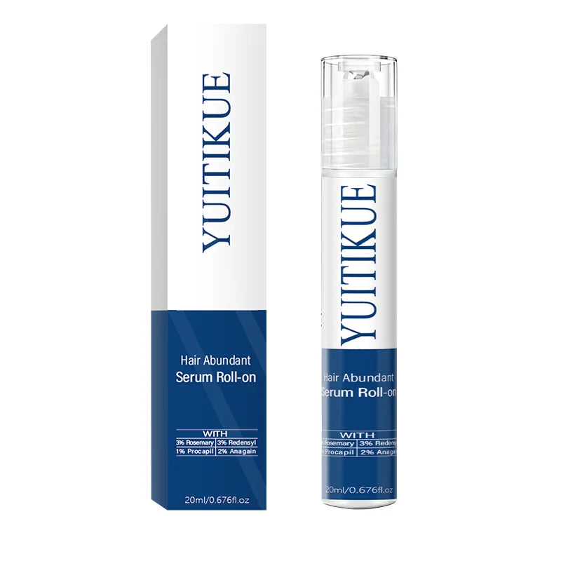 YUITIKUE Hair Abundant Serum Roll-on with Rosemary Redensyl Procapil Anagain Hair Care Scalp Treatment Serum 20ml Peaceful Pleasures Health and Wellness 1pc