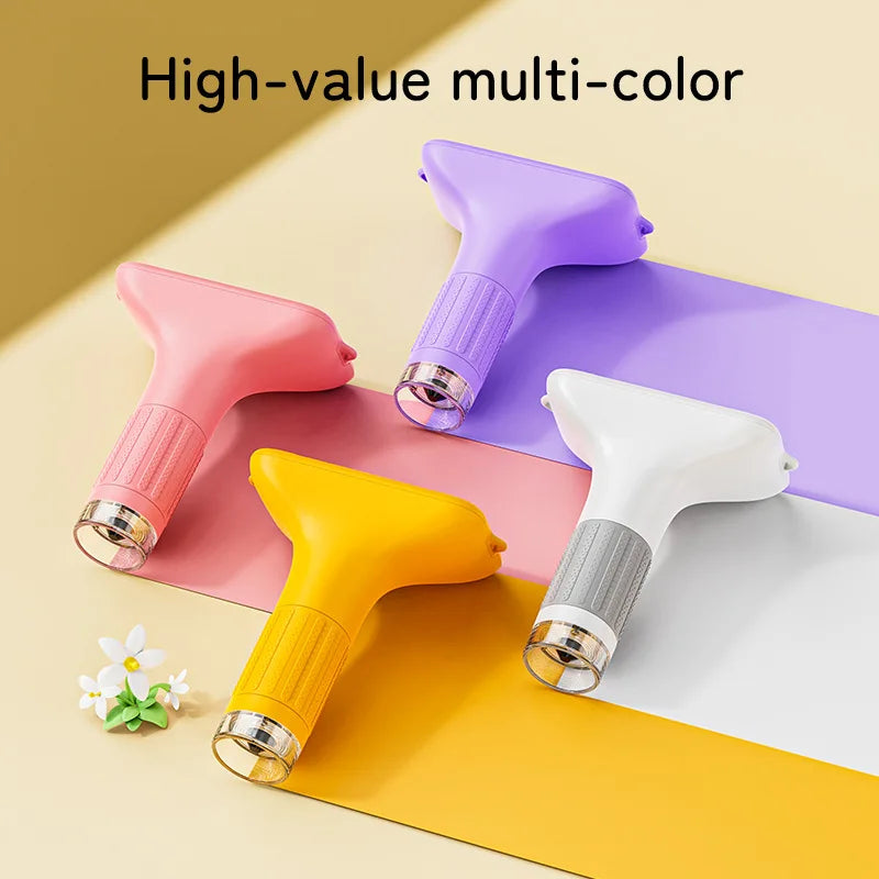 Children's Handheld 3-Inch Optical Microscope Magnifying Glass Toy 1000 Magnifying Portable Microscope Peaceful Pleasures Health and Wellness