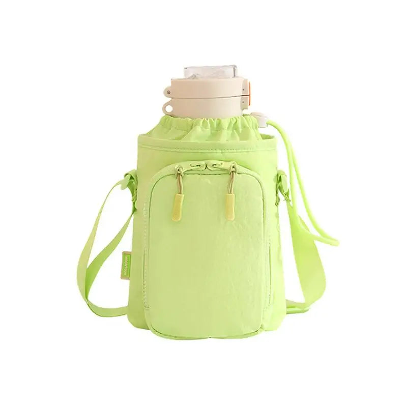 Insulated Water Bottle Bag with Adjustable Strap | Travel Sling
