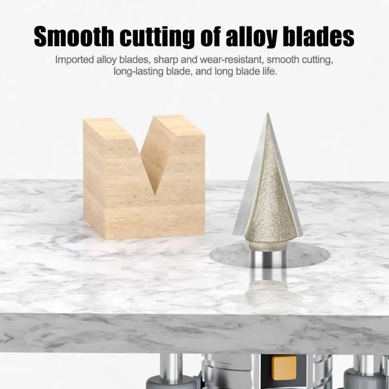 30° V Groove Router Bit 1/4" Shank | Tungsten Steel Wood Carving