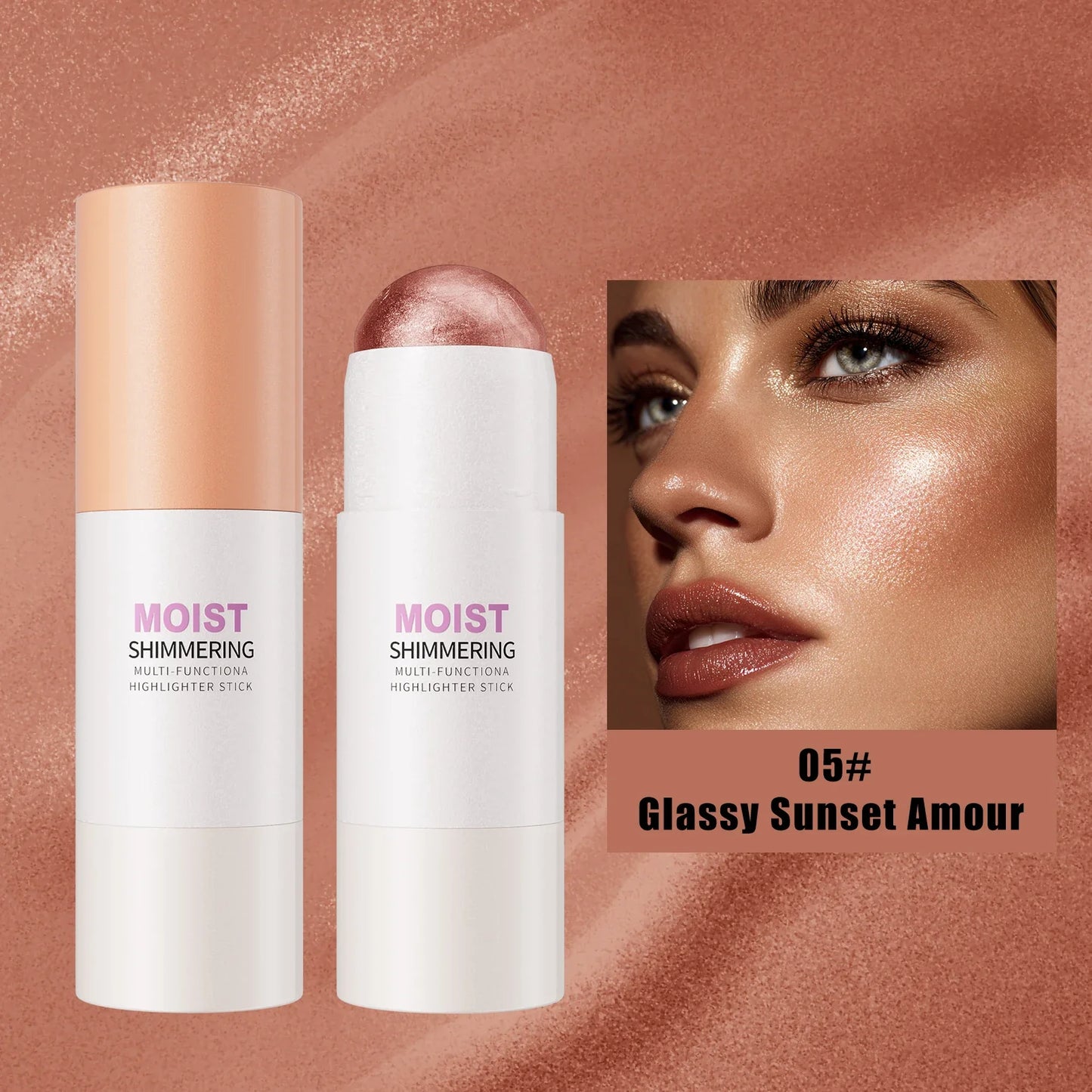 W3W Highlighter Stick – Face Contour & Glow Makeup