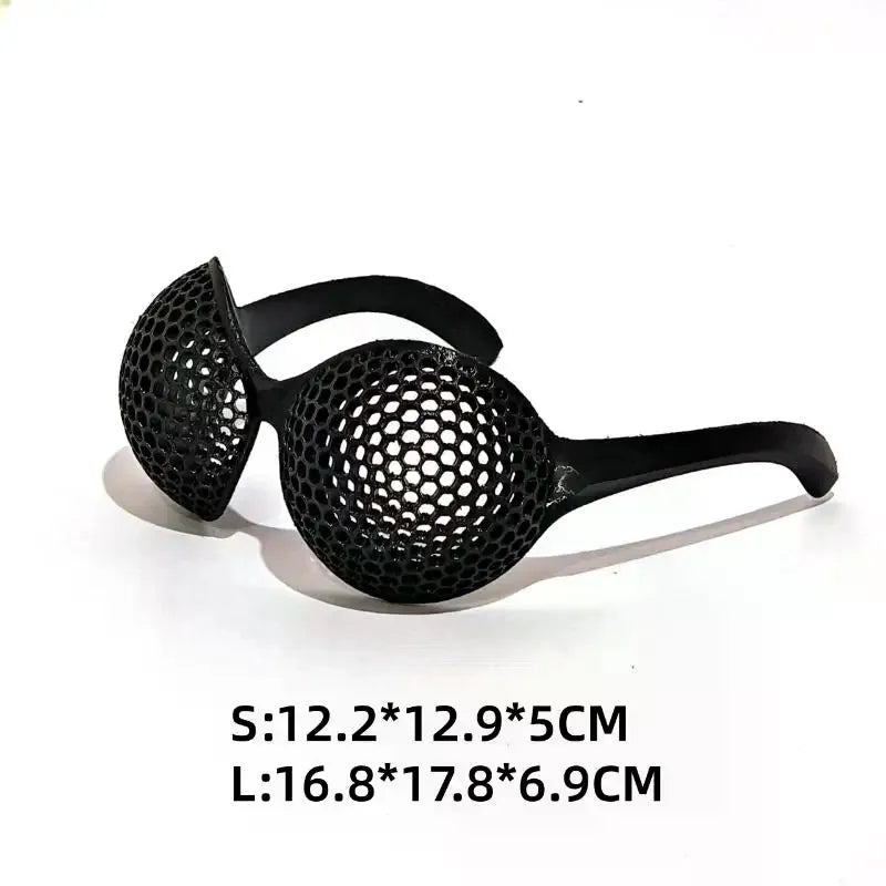 3D Printed Compound Eye Glasses – Hollow Party Photo Props