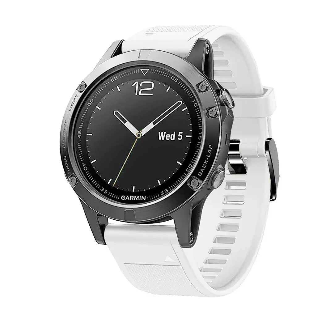 Silicone Band for Garmin Fenix 7S 6S 5S – 20/22/26mm Strap Peaceful Pleasures Health and Wellness