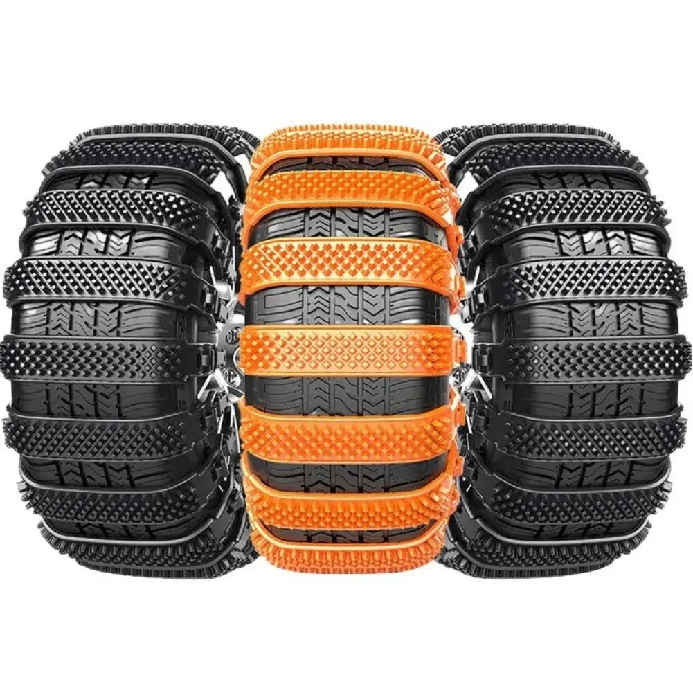 20/10pcs Snow Chain Urethane Set Wheel Ties Belts Widen Thicken Car Tire Crawler Anti-skid Wheel Tyre Ties Winter Emergency Tool Peaceful Pleasures Health and Wellness