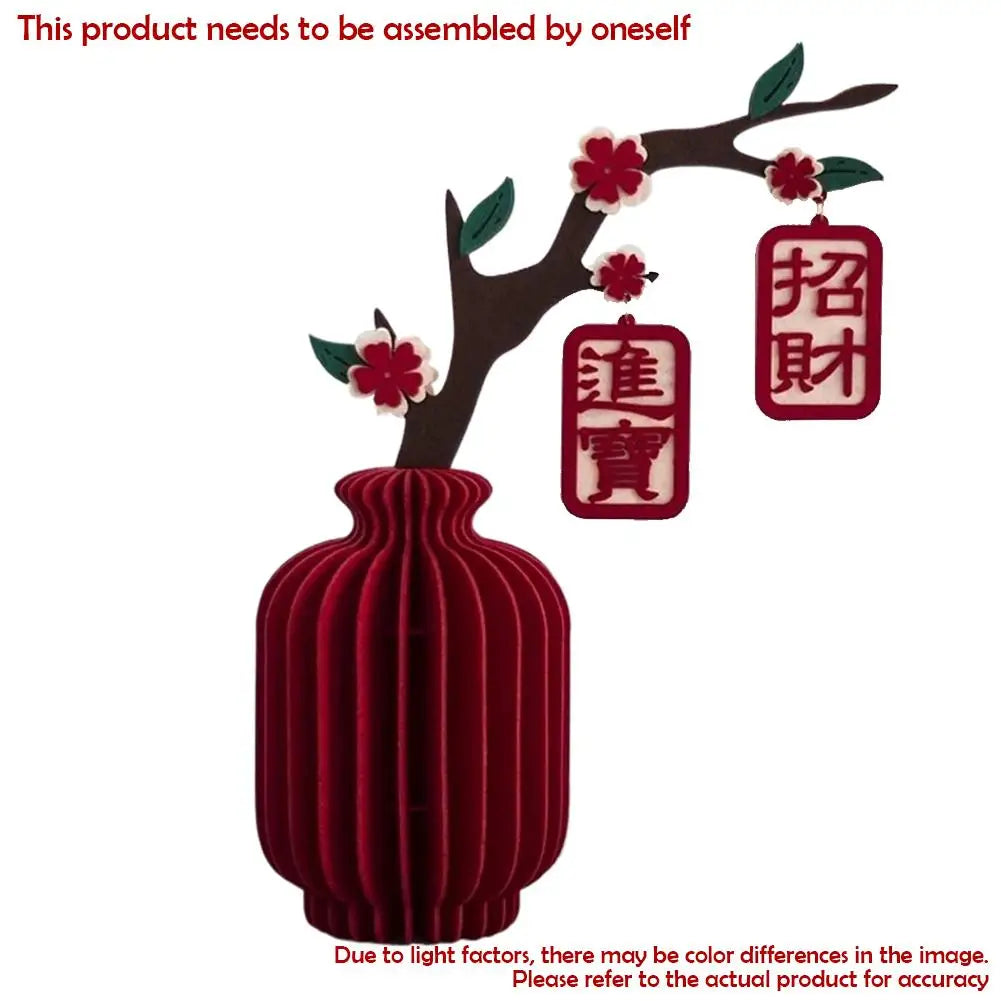 Creative Lantern Design Home Decoration Wedding Room Fabric Vase New Year Living Room Chinese Spring Festival Housewarming Gift Peaceful Pleasures Health and Wellness 02