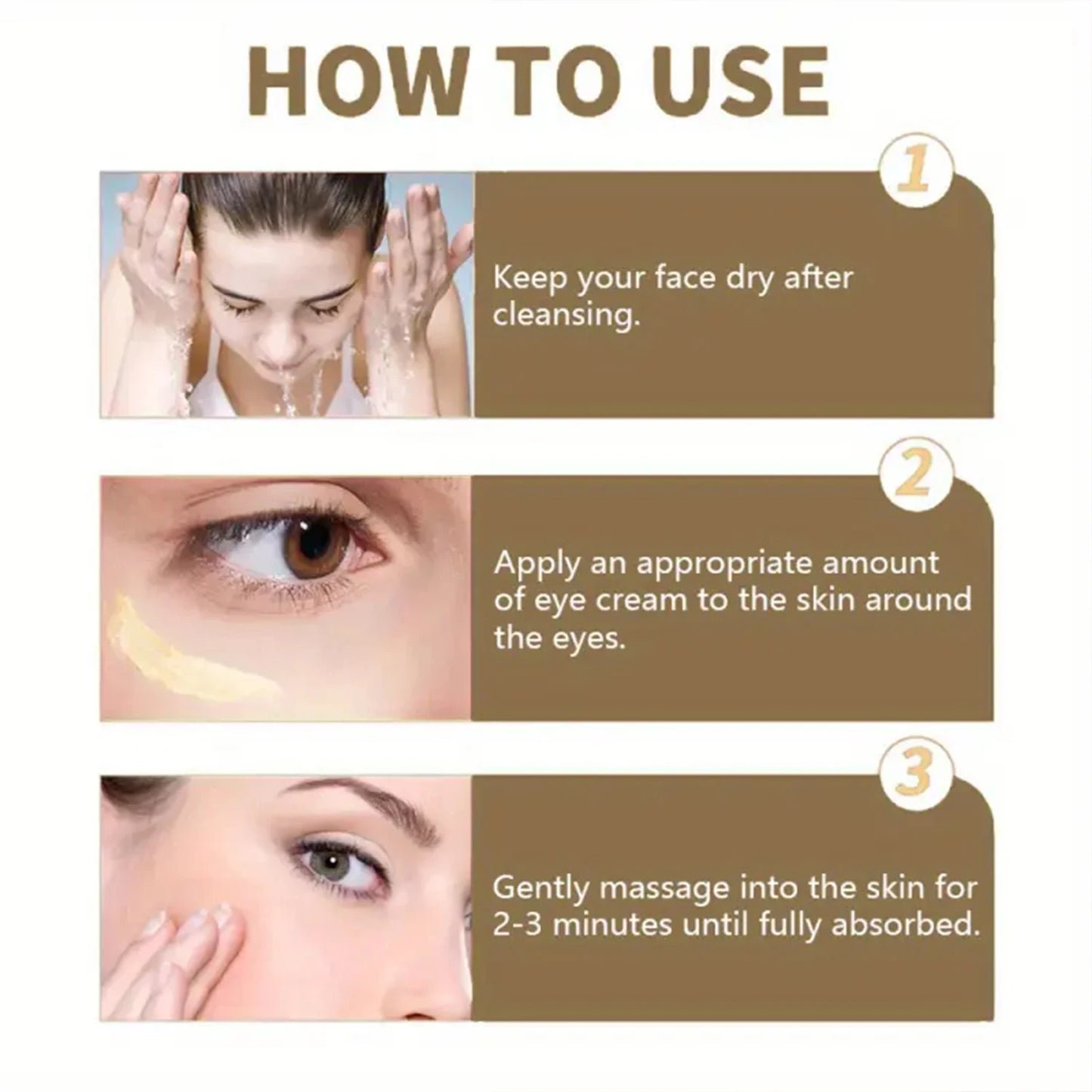 Caffeine Eye Cream with Niacinamide & Hyaluronic Acid | 30g Anti-Aging Eye Cream Peaceful Pleasures Health and Wellness