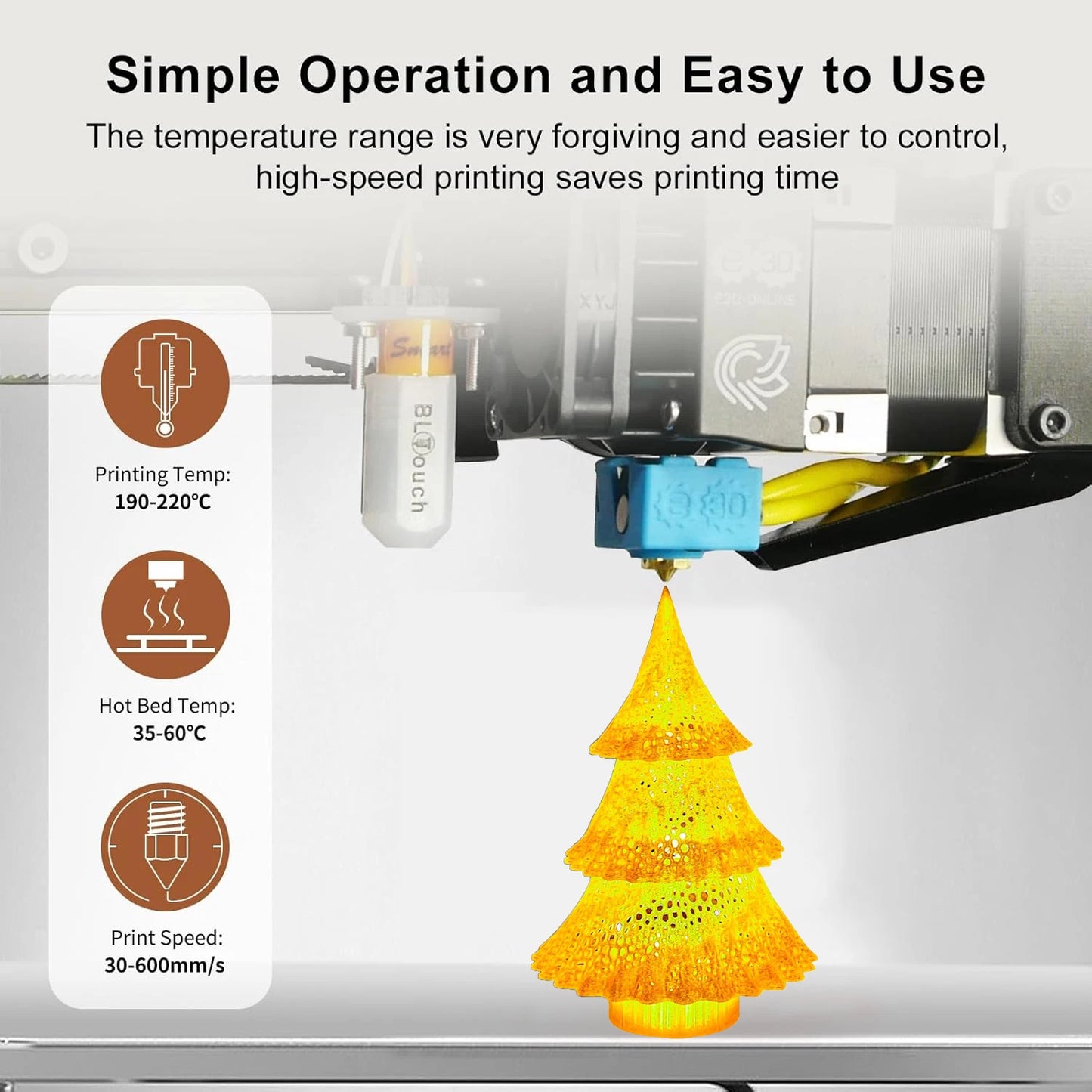 Gradient Multi-Color PLA Filament 1.75mm Bundle | 3D Maliang