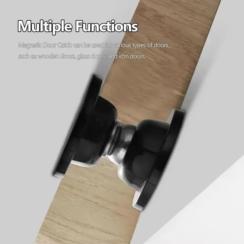 Magnetic Door Stopper – Silent Anti-Collision Catch, Easy Install