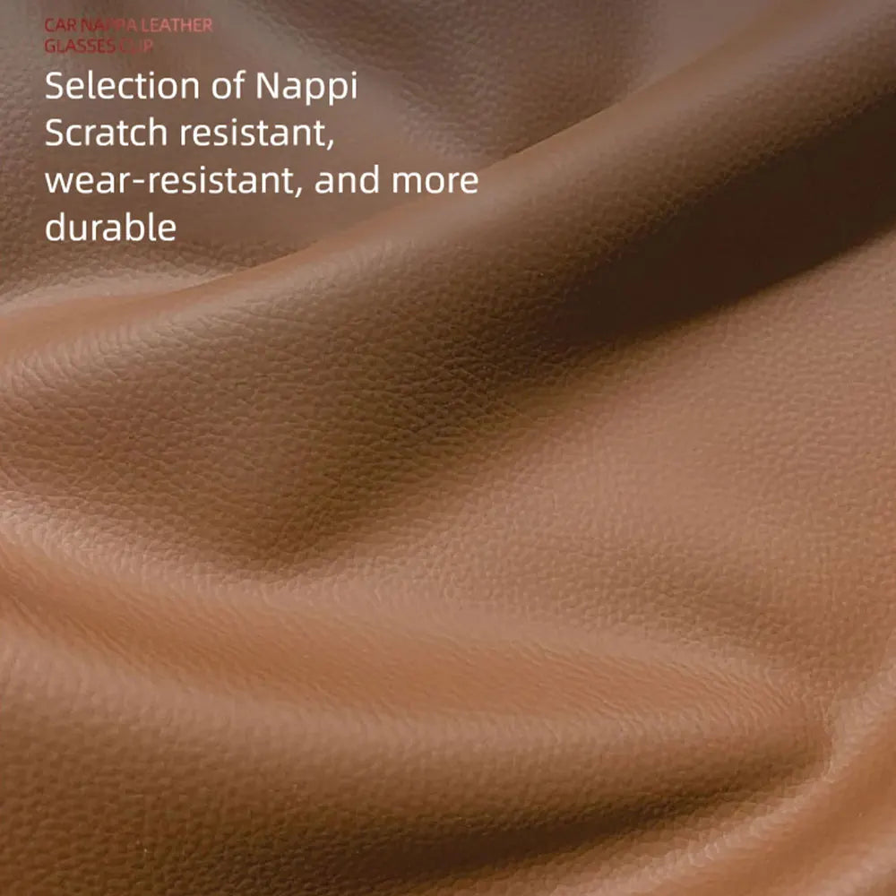 NAPPA Leather Car Sun Visor Glasses Clip – Universal Fit
