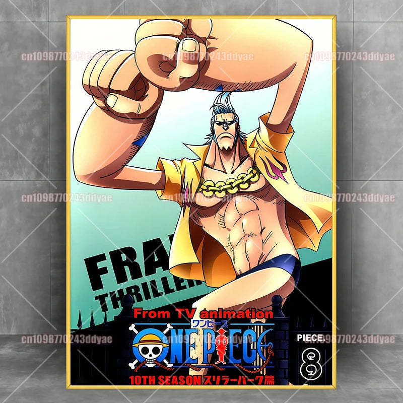 Classic Anime Dragon Ball Characters Luffy Zoro Nami Robin Canvas Painting Poster Suitable for Fashion Wall Art Oil Painting Peaceful Pleasures Health and Wellness