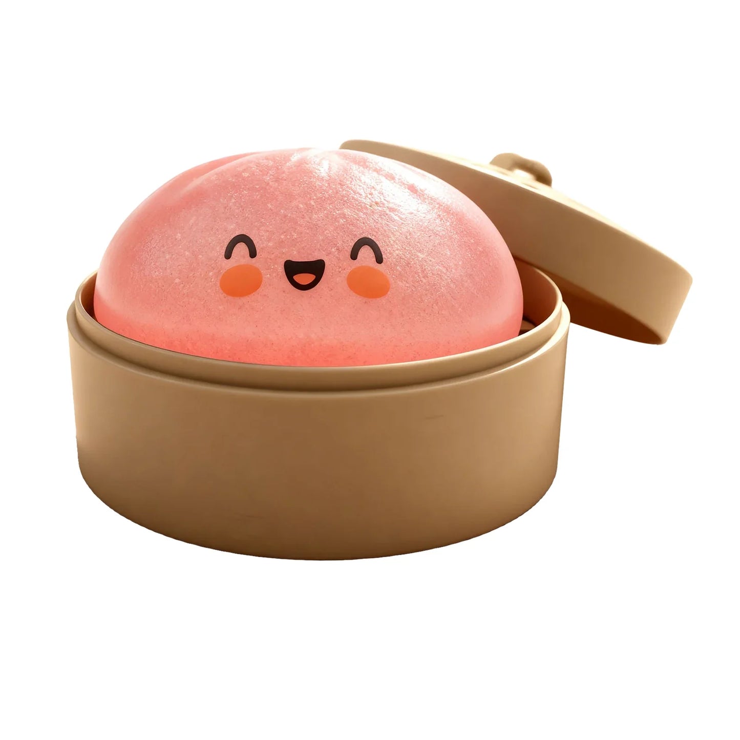 Crystal Bun Squeeze Toy – Slow Rising Squishy Fidget Kawaii