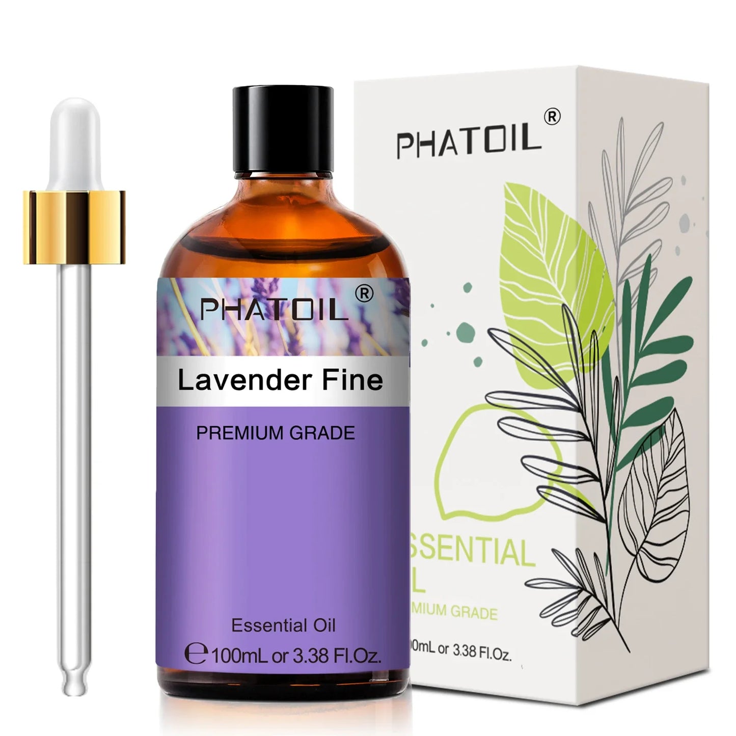 PHATOIL 100ml Pure Essential Oil for Diffuser & Aromatherapy