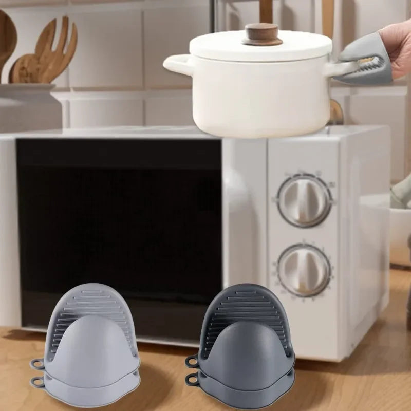 2-Pack Silicone Oven Mitts | Heat-Resistant Mini Pot Holders