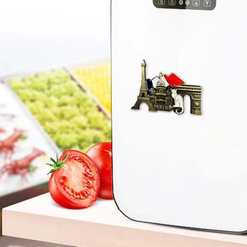 Paris 3D Metal Fridge Magnet | French Souvenir & Home Decor