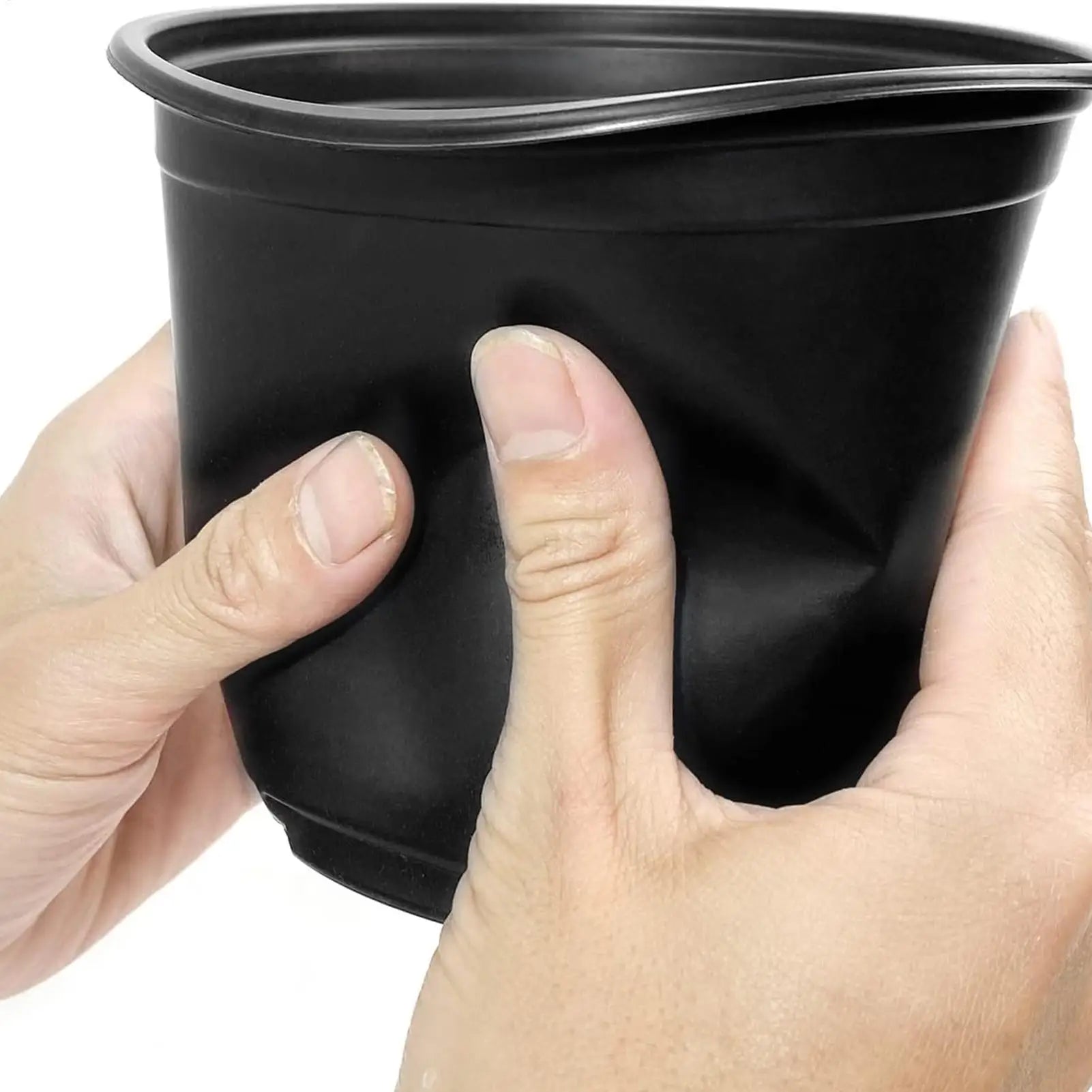 Nursery Pots 100 Pieces Grow Container with Drainage Holes 4inch Flower Pots for Indoor Outdoor Garden Backyard Balcony Peaceful Pleasures Health and Wellness