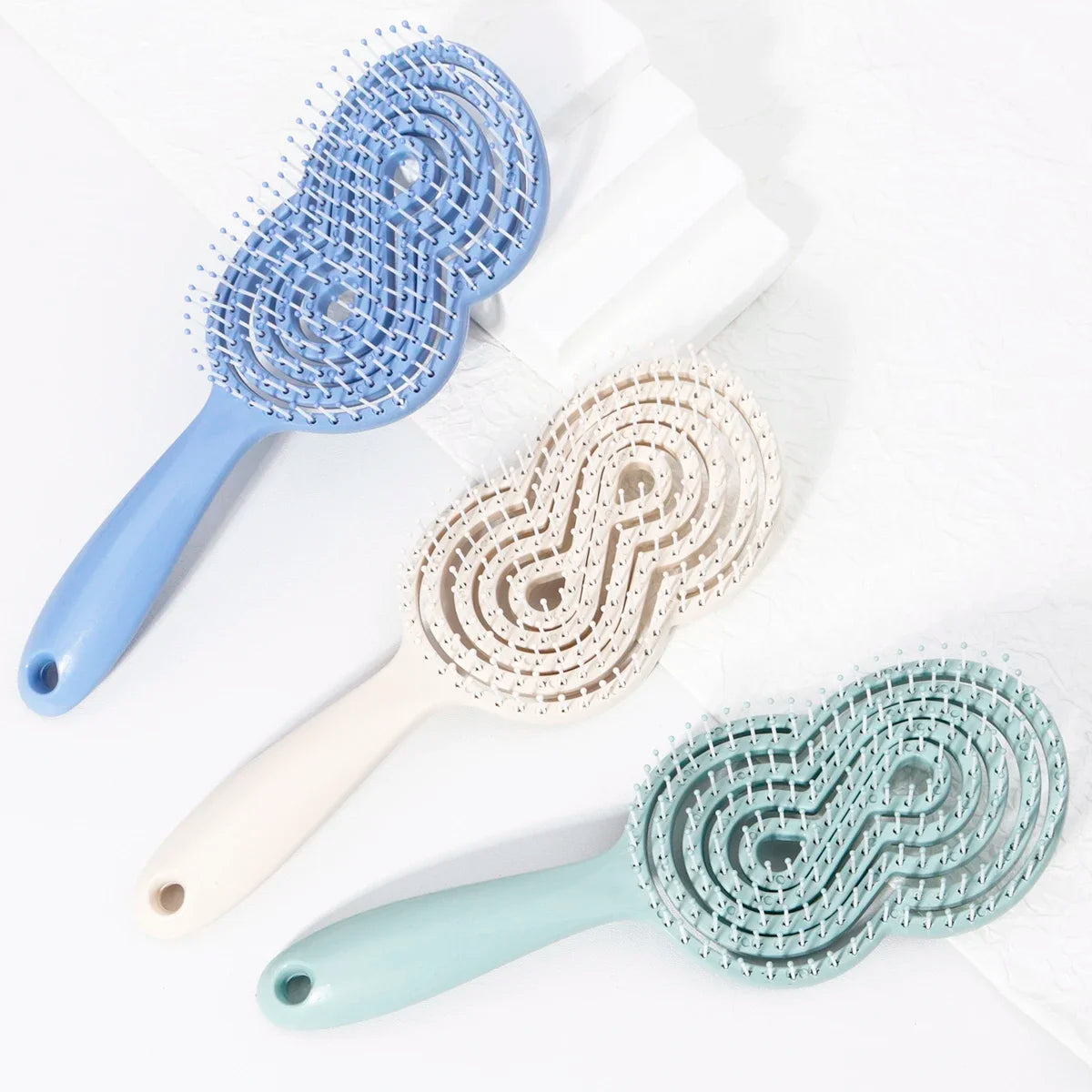 Anti-Static Hollow Loop Brush for Wigs & Natural Hair