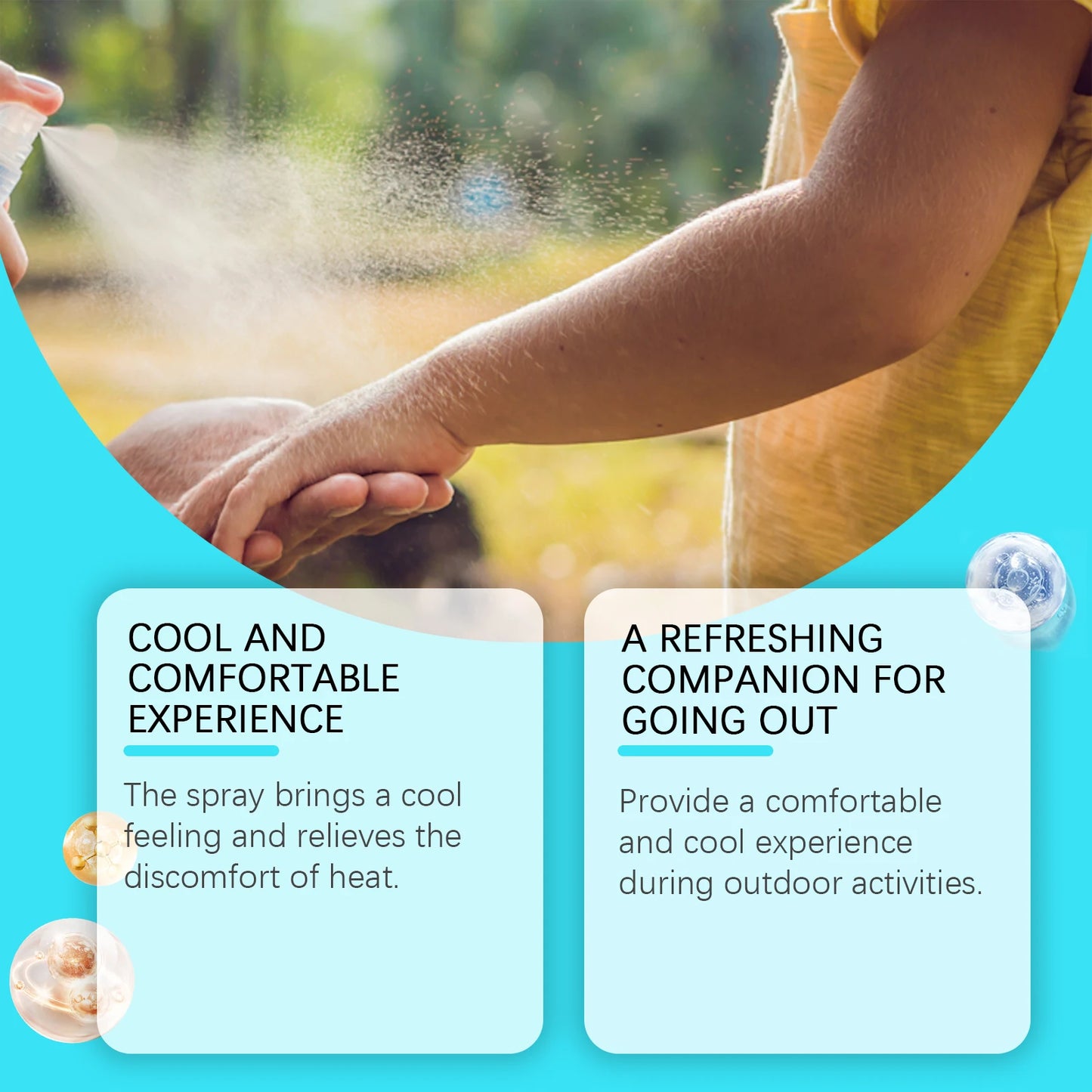 Jaysuing Cooling Spray – Portable Ice Body & Clothing Mist 50ml