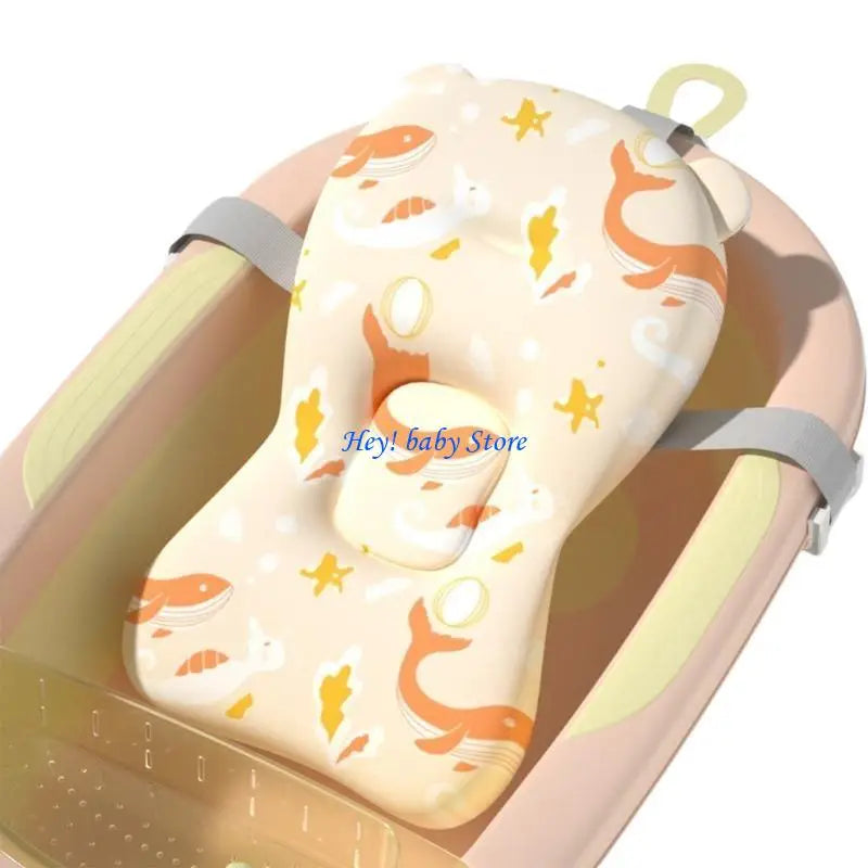 Infant Bath Mat – Ergonomic Baby Bathing Cushion Pad (7–24M)